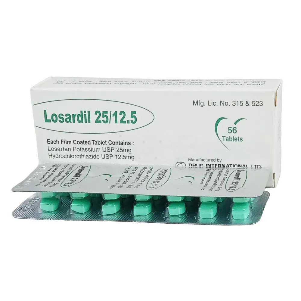 Losardil 25/12.5 Tablet 25 mg+12.5 mg