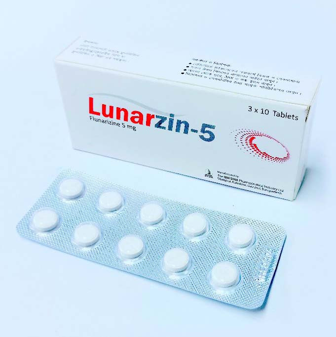 Lunarzin Tablet 5 mg