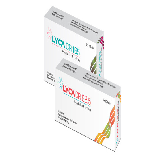 Lyca CR Tablet (Controlled Release) 165 mg