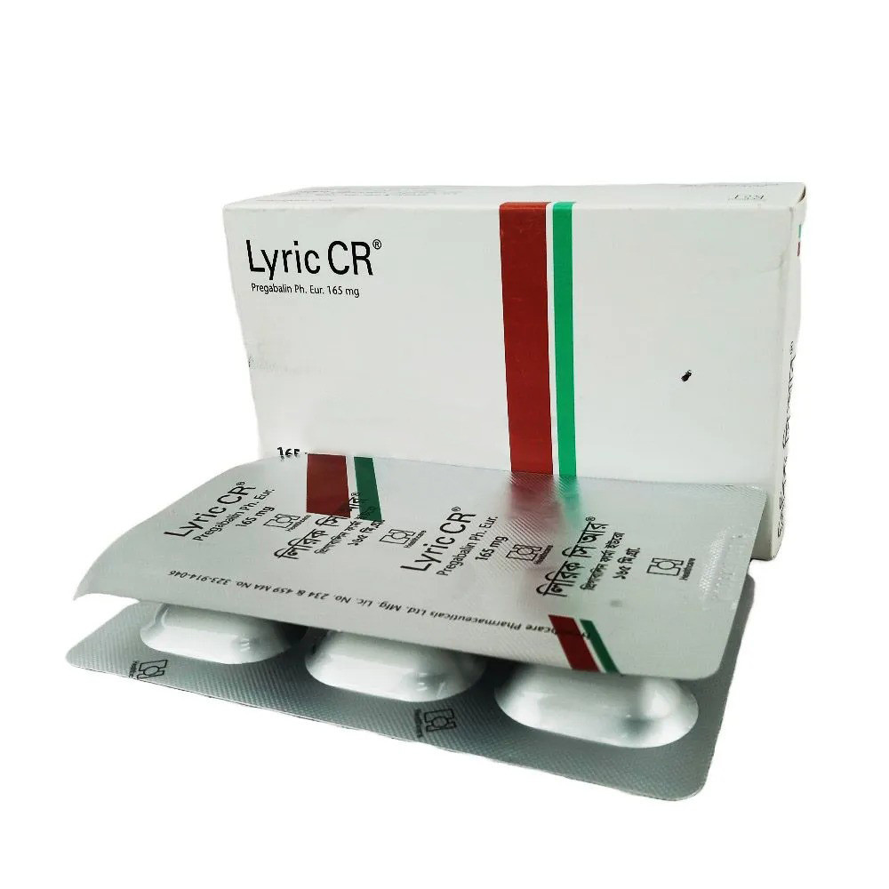 Lyric CR Tablet (Controlled Release) 165 mg