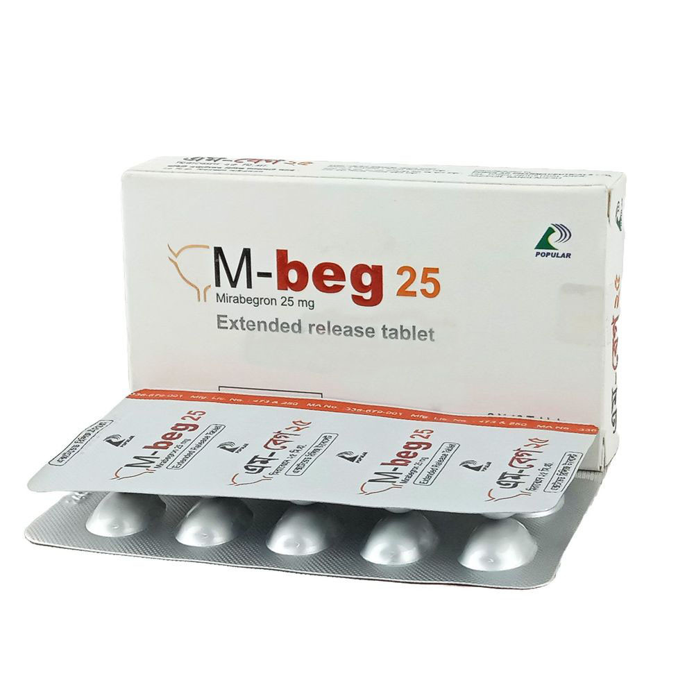 M-beg Tablet (Extended Release) 25 mg