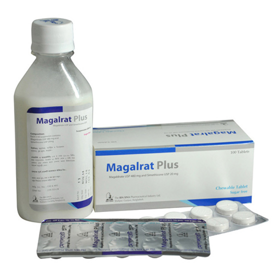 Magalrat Plus Chewable Tablet 480 mg+20 mg