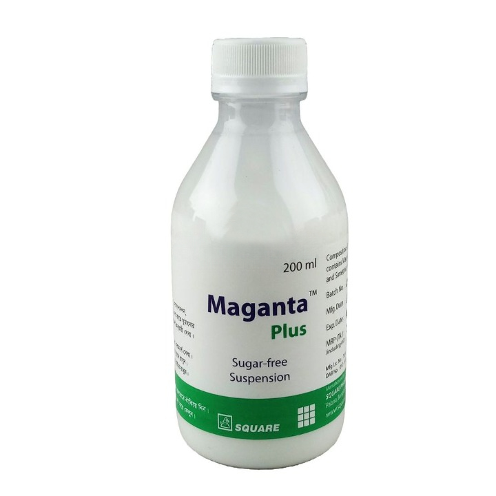 Maganta Plus Oral Suspension (480 mg+20 mg)/5 ml