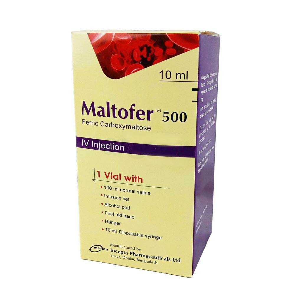 Maltofer IV Injection or Infusion 500 mg/10 ml