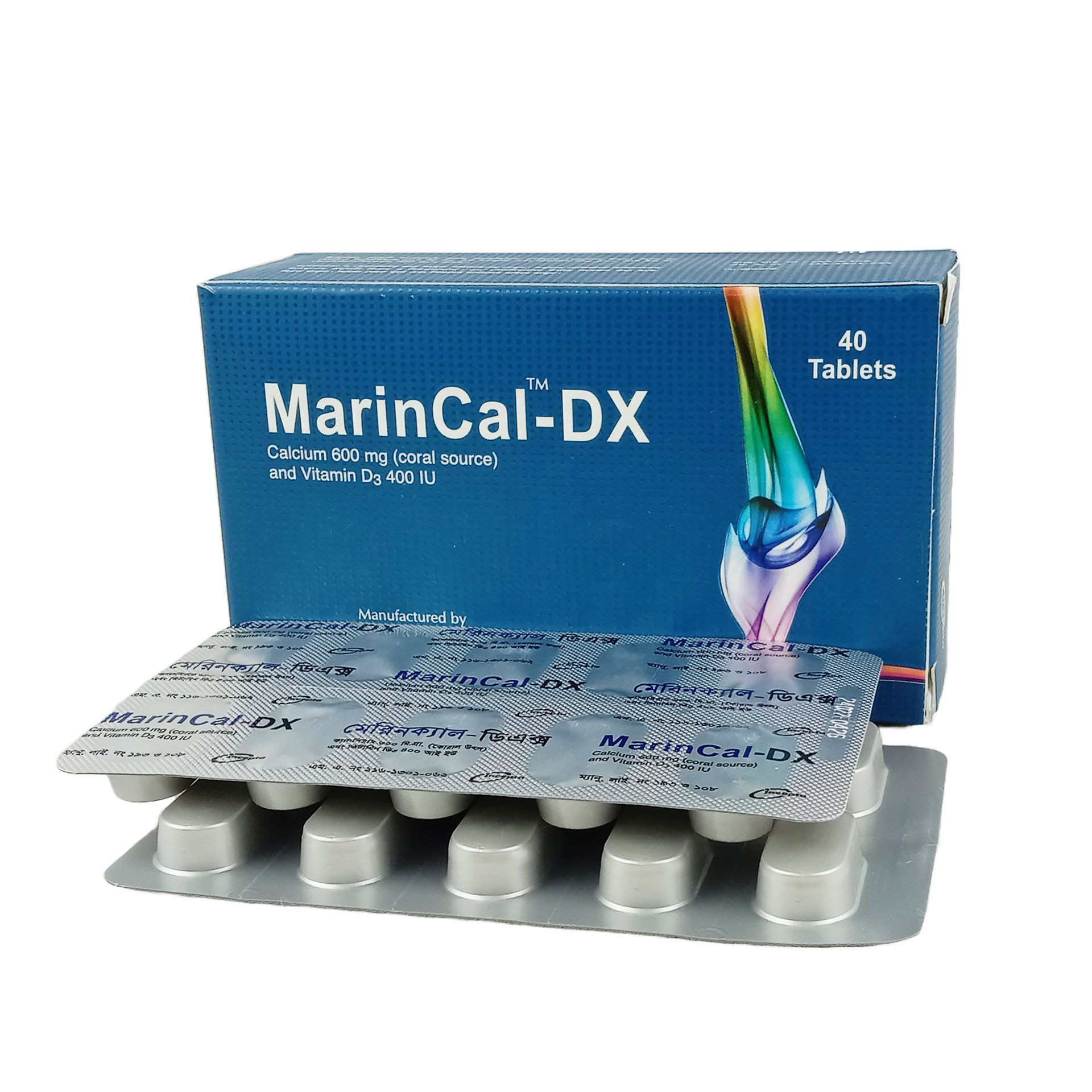 MarinCal-DX Tablet 600 mg+400 IU