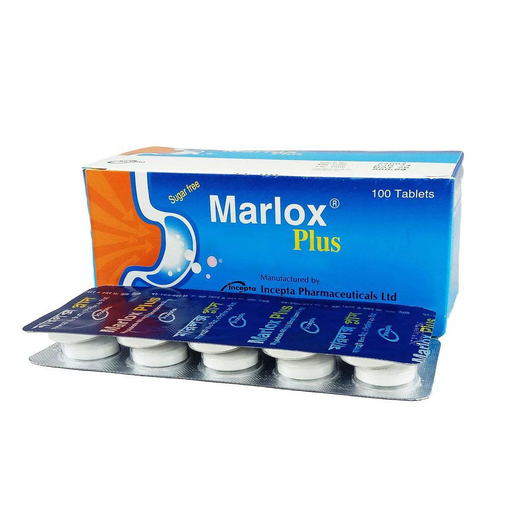 Marlox Plus Chewable Tablet 480 mg+20 mg