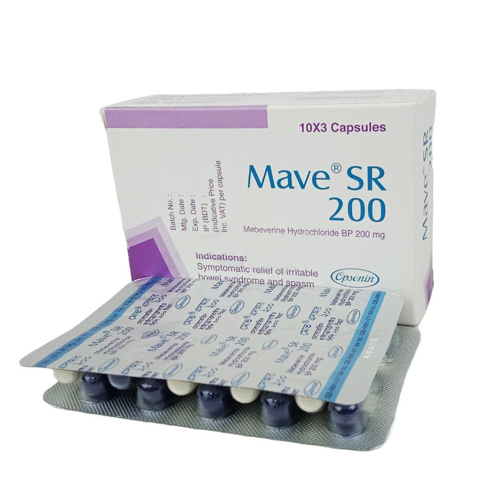Mave SR Capsule (Sustained Release) 200 mg