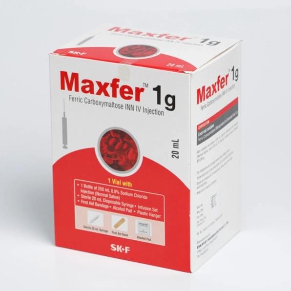 Maxfer IV Injection or Infusion 1 gm/20 ml