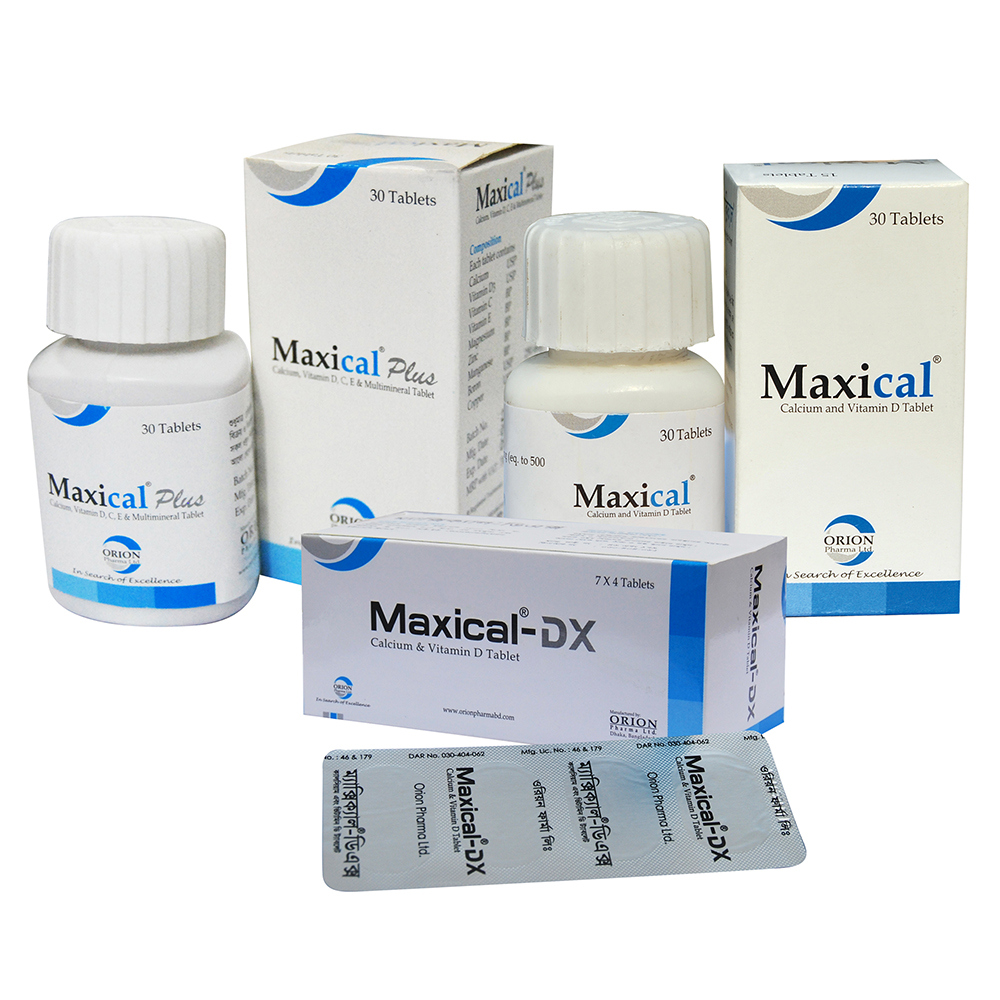 Maxical-DX Tablet 600 mg+400 IU