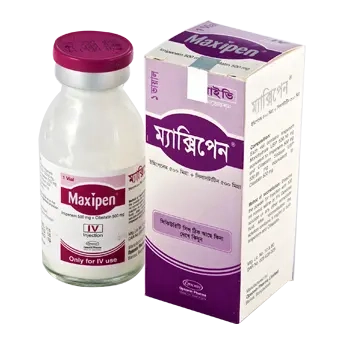 Maxipen IV Injection (500 mg+500 mg)/vial