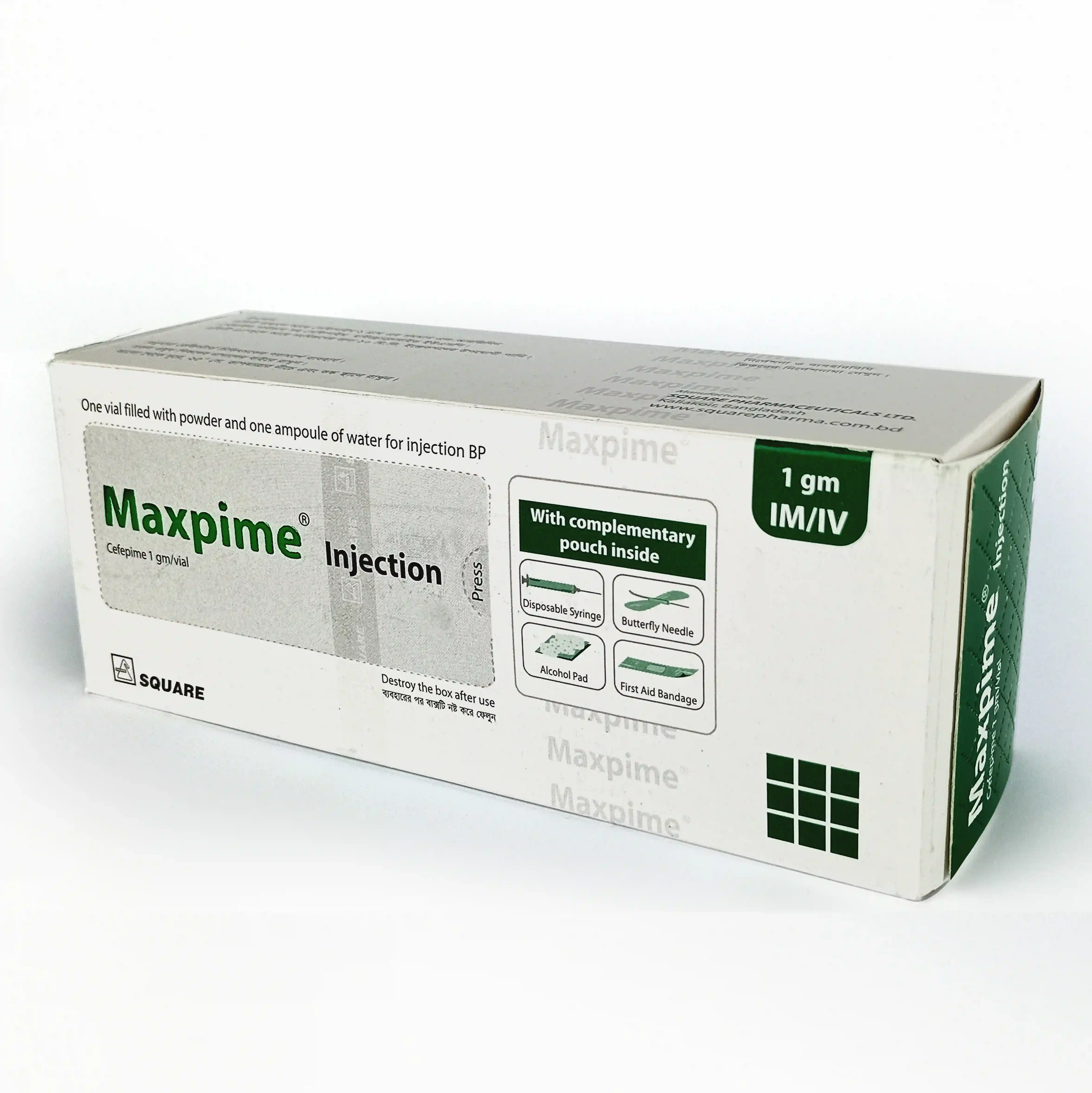 Maxpime IM/IV Injection 1 gm/vial