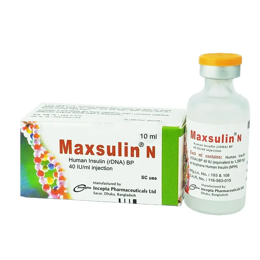 Maxsulin N SC Injection 40 IU/ml