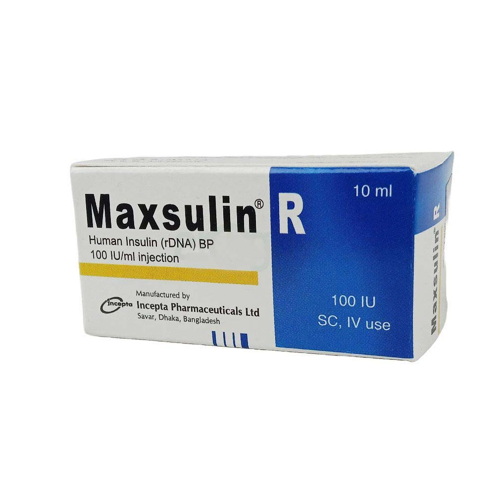 Maxsulin R SC Injection 100 IU/ml