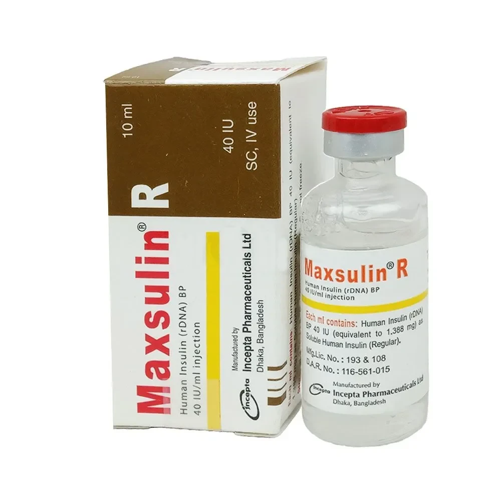 Maxsulin R SC Injection 40 IU/ml