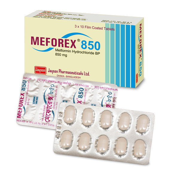 Meforex Tablet 850 mg