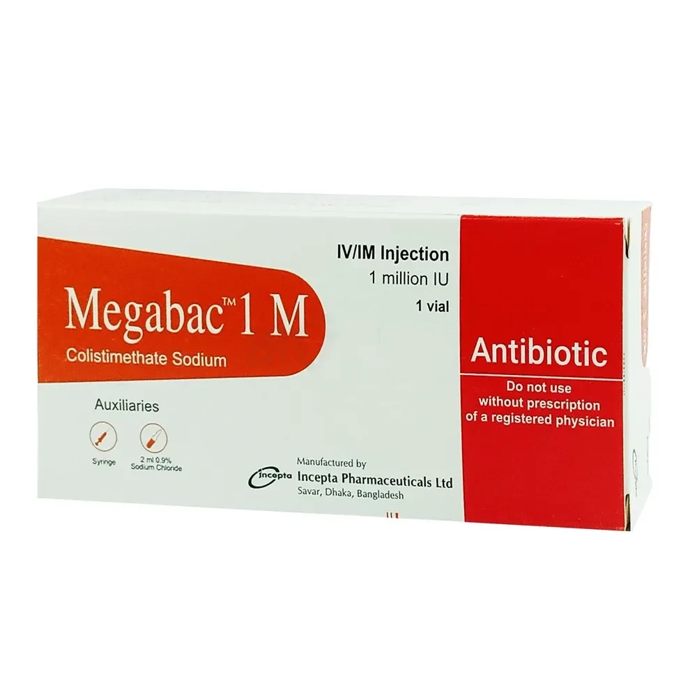 Megabac IM/IV Injection 1 MIU (34 mg)