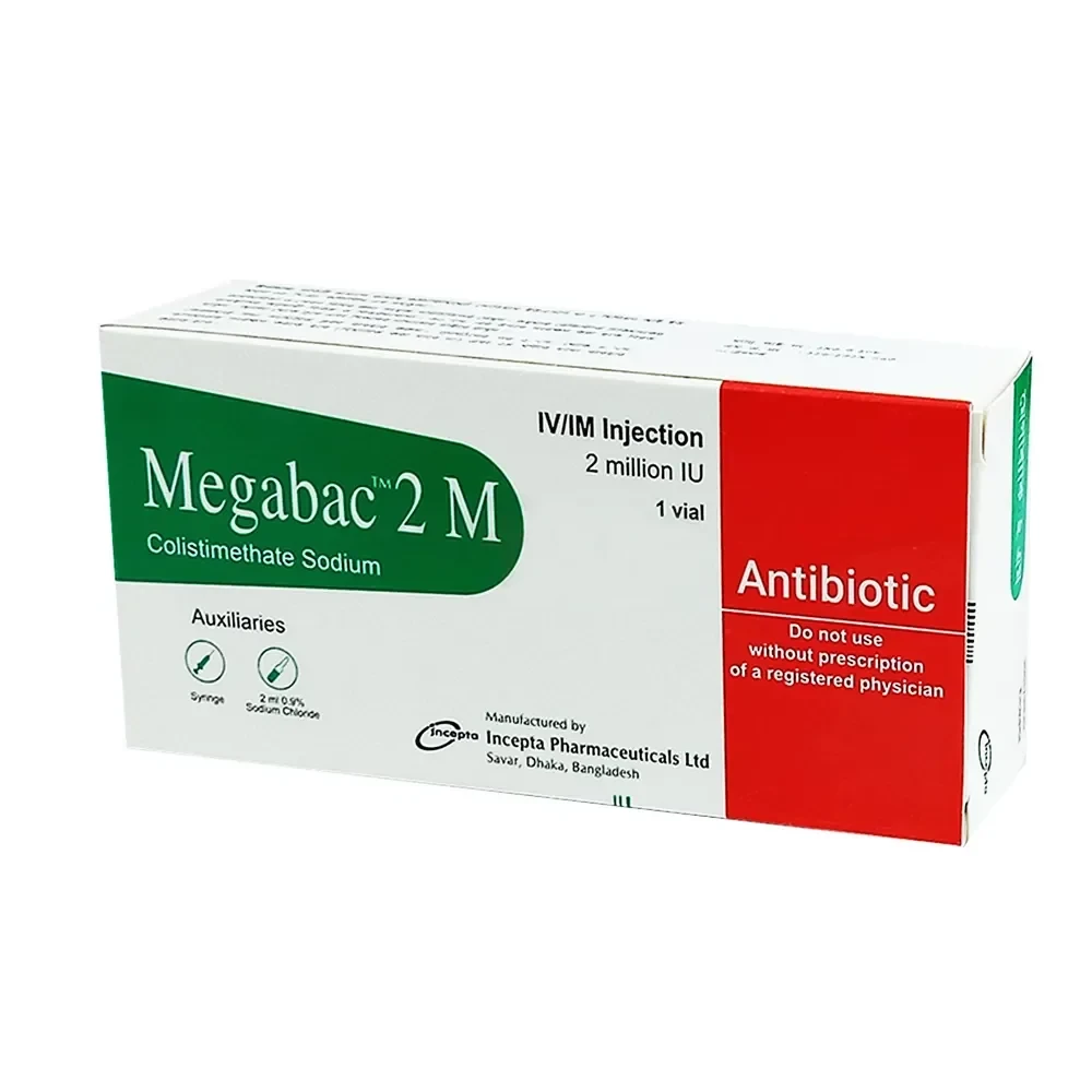 Megabac IM/IV Injection 2 MIU (68 mg)