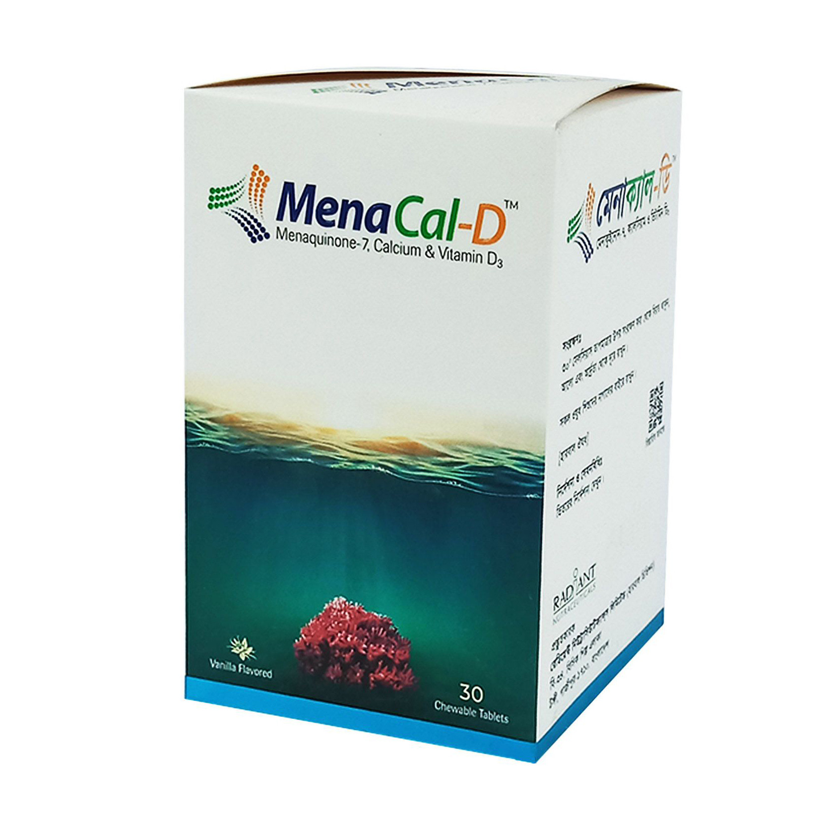 MenaCal-D  - Menaquinone-7 + Algae Calcium + Vitamin D3