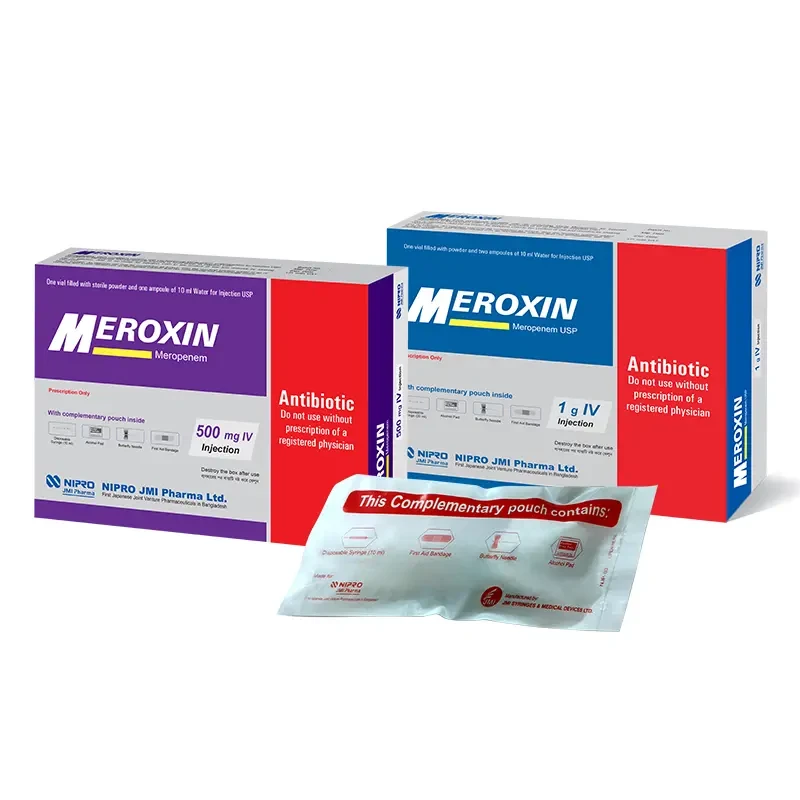 Meroxin IV Injection or Infusion 500 mg/vial