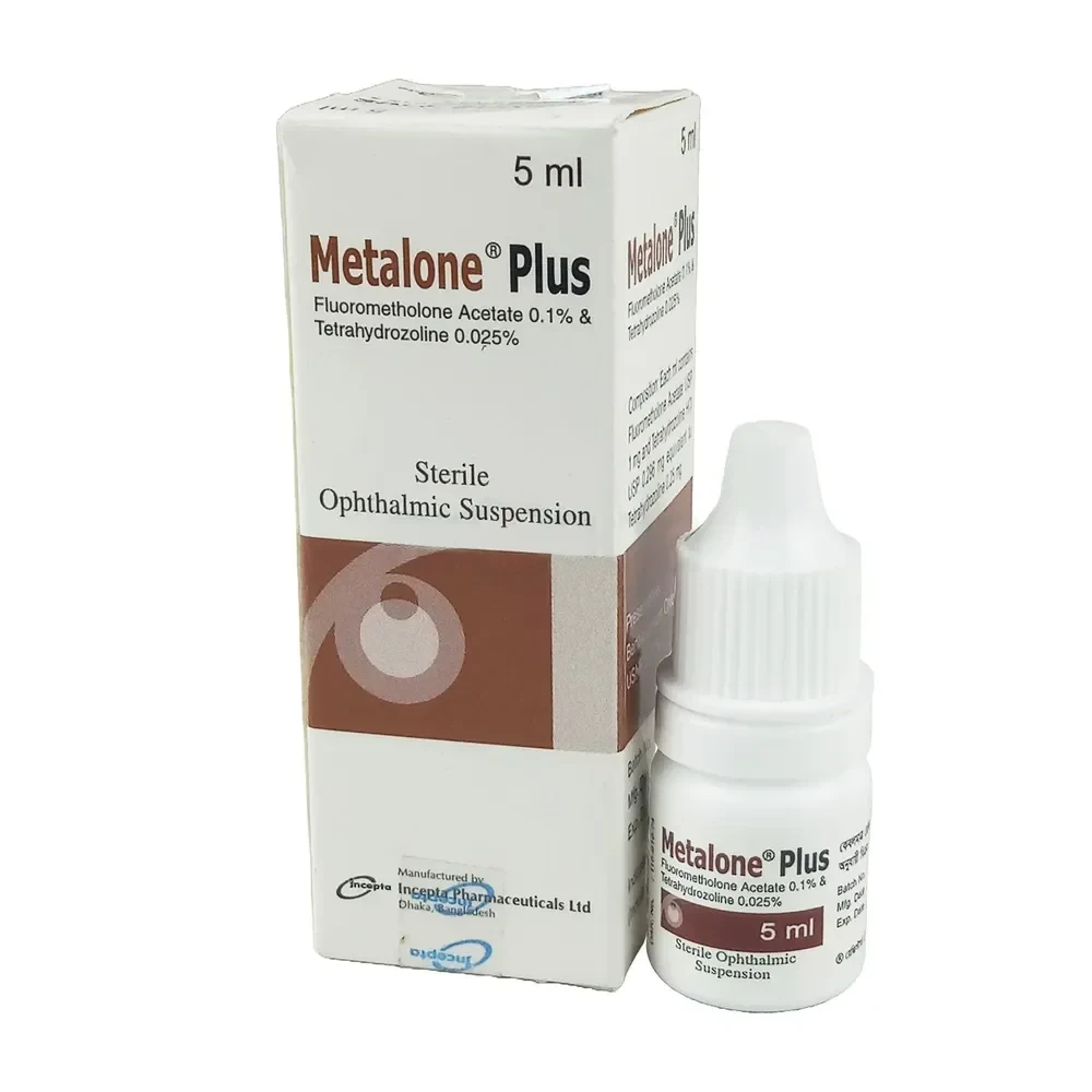 Metalone Plus Ophthalmic Solution 0.1%+0.025%
