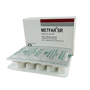 Metfar SR Tablet (Sustained Release) 500 mg