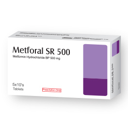 Metforal SR Tablet (Sustained Release) 500 mg