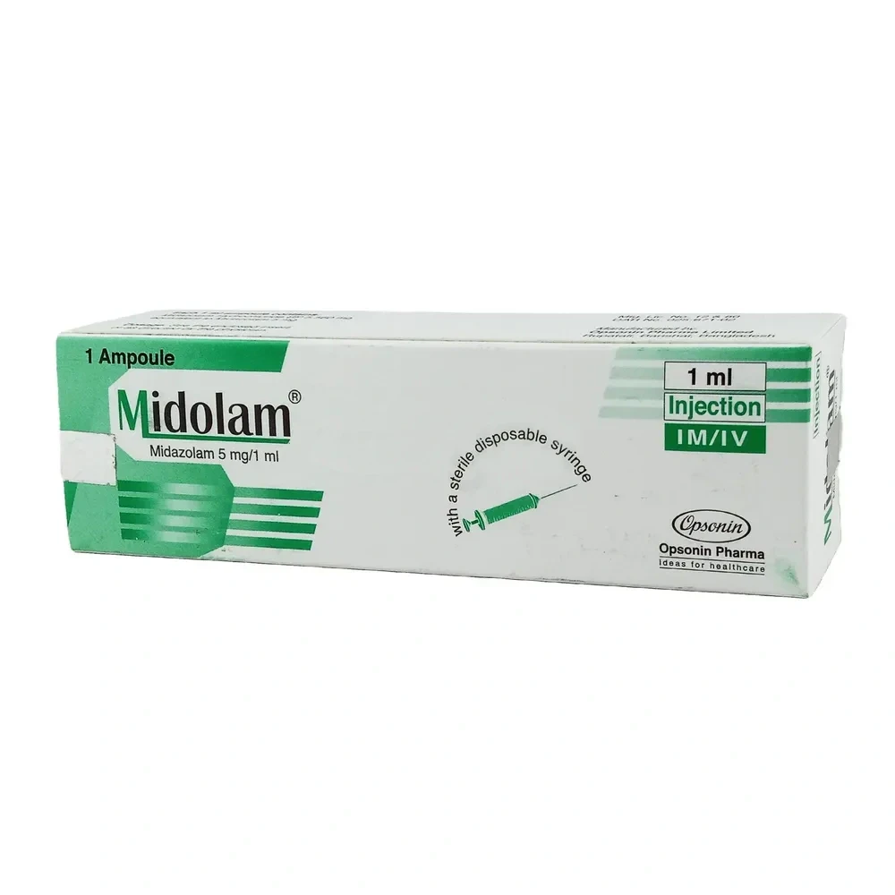 Midolam IM/IV Injection 5 mg/ml