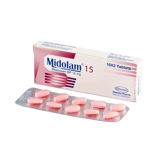 Midolam Tablet 15 mg
