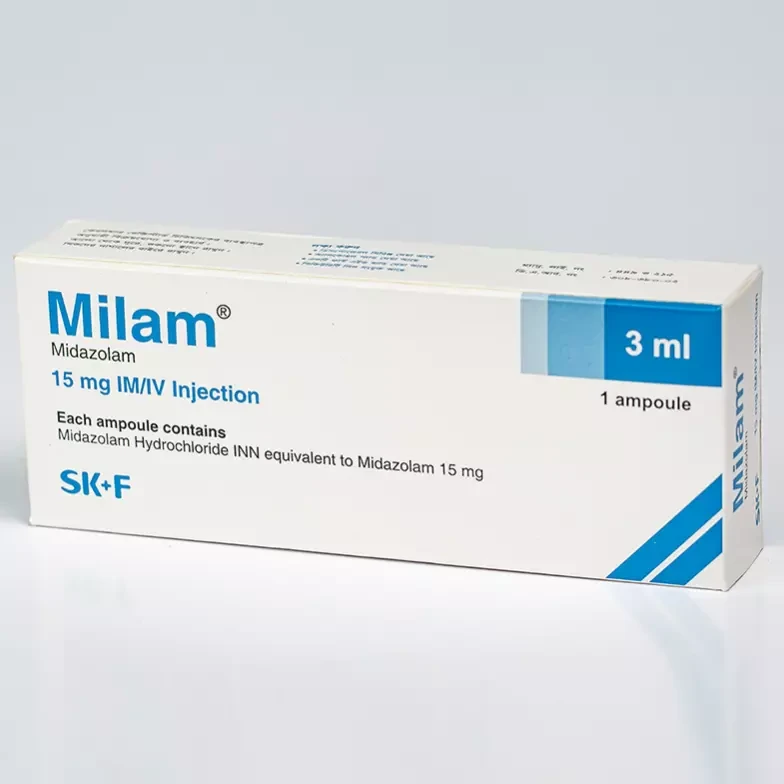 Milam IM/IV Injection 15 mg/3 ml