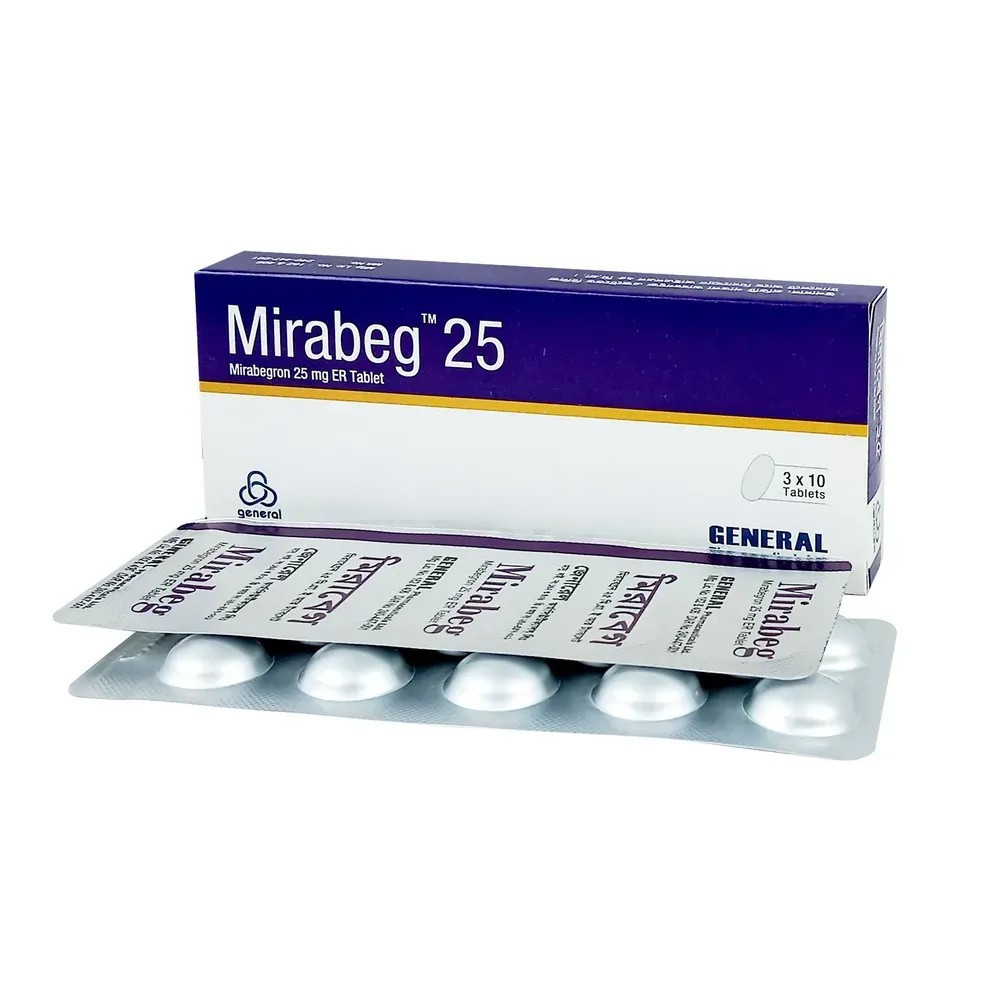 Mirabeg ER Tablet (Extended Release) 25 mg