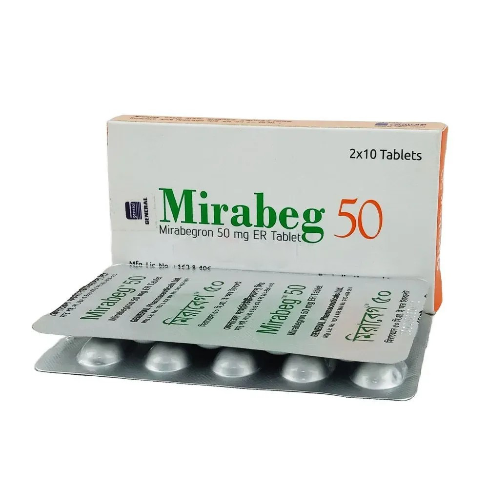 Mirabeg ER Tablet (Extended Release) 50 mg