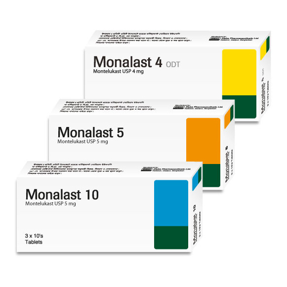 Monalast ODT Dispersible Tablet 4 mg