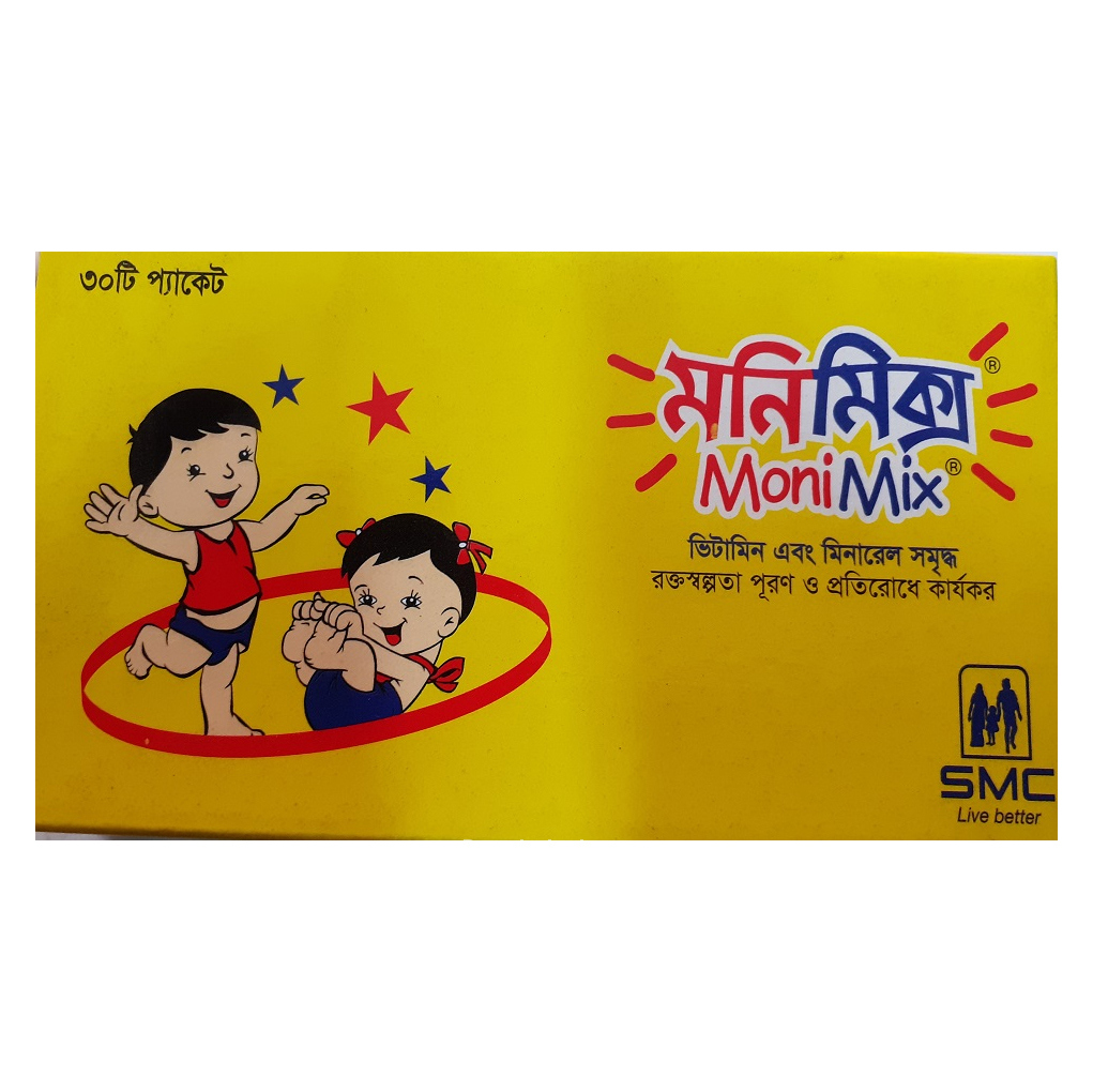 MoniMix মনিমিক্স - Iron + Folic Acid + Vitamin A + Vitamin C + Zinc