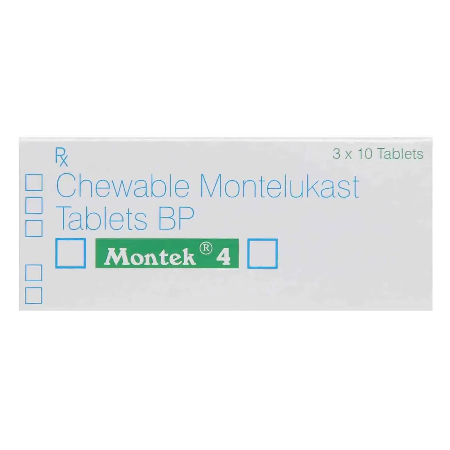 Montek Chewable Tablet 4 mg