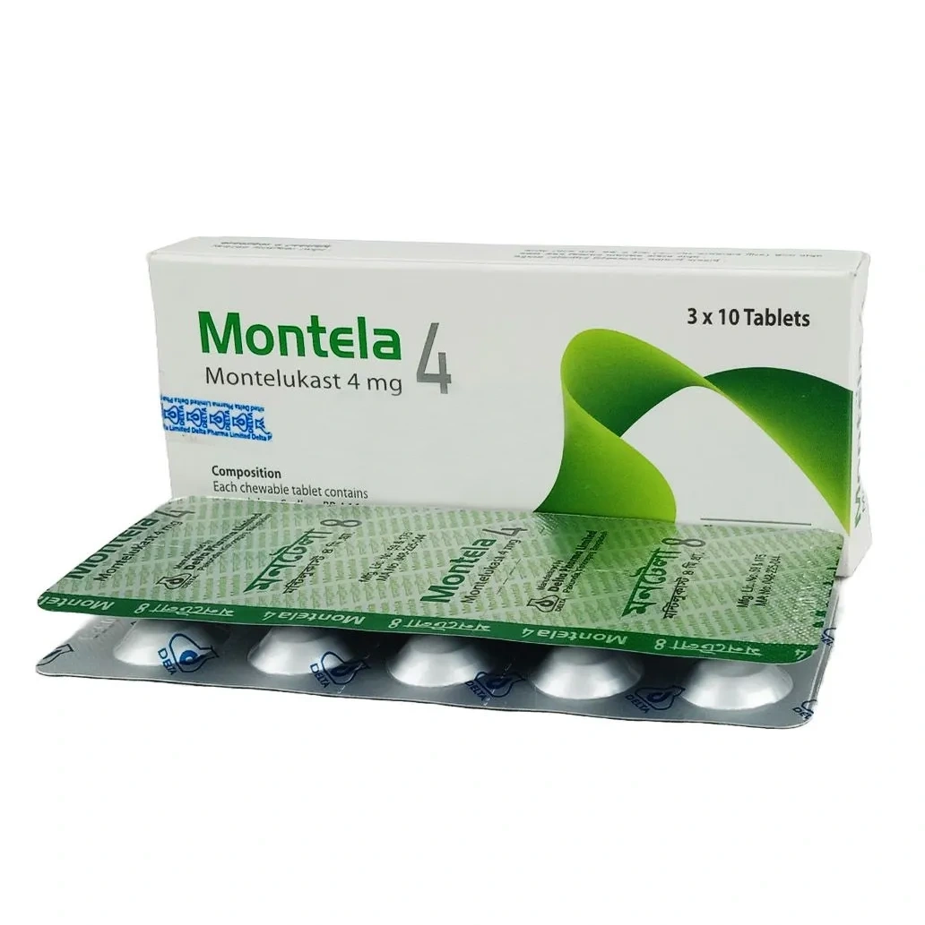 Montela Chewable Tablet 4 mg
