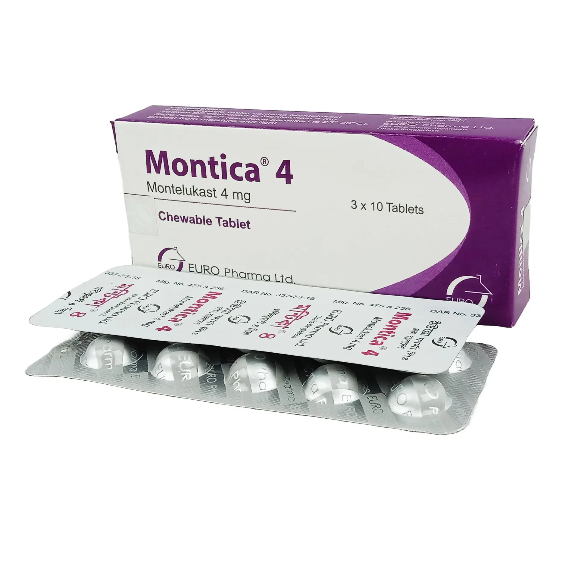 Montica Chewable Tablet 4 mg