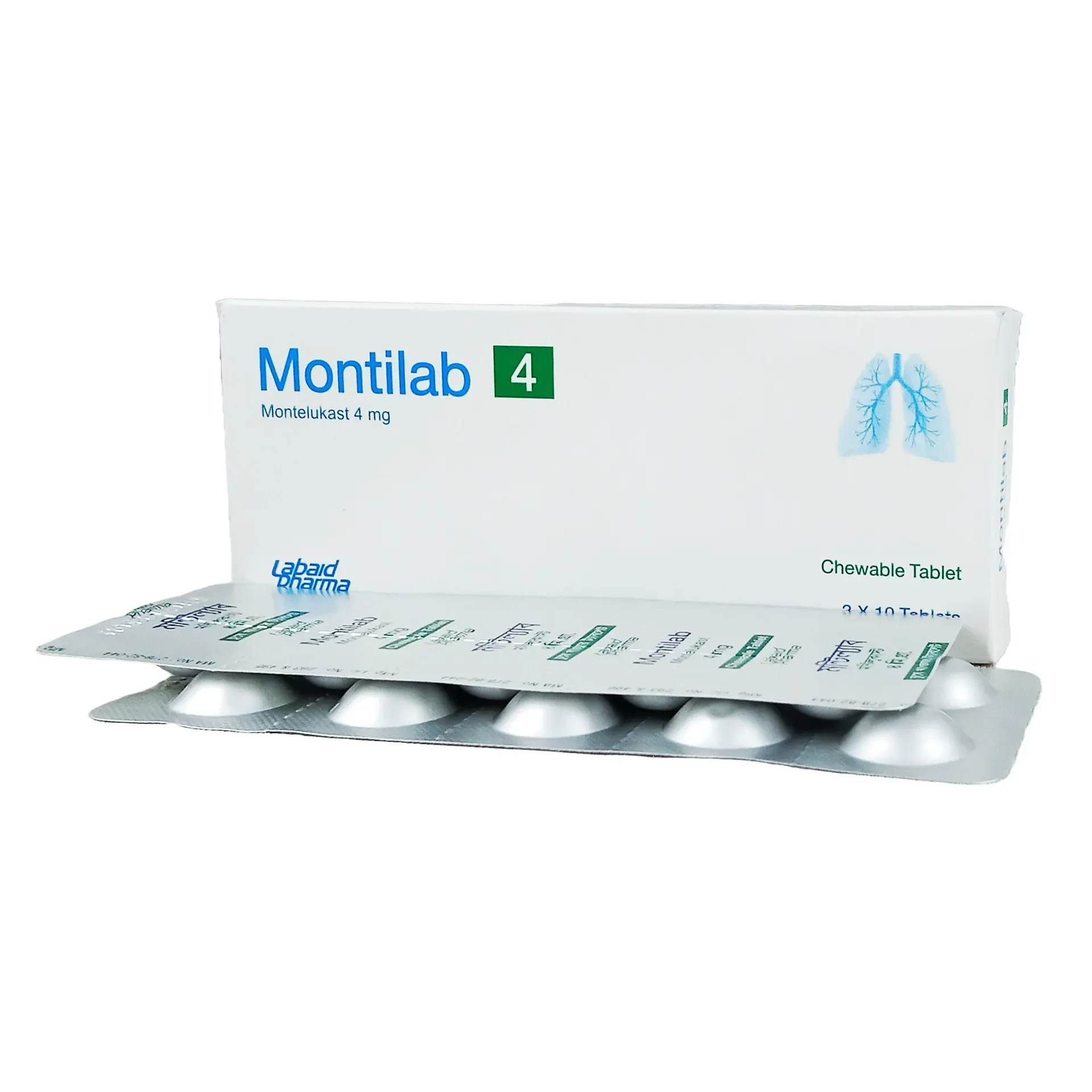 Montilab Chewable Tablet 4 mg