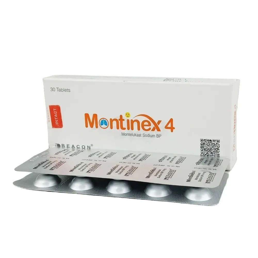 Montinex Chewable Tablet 4 mg