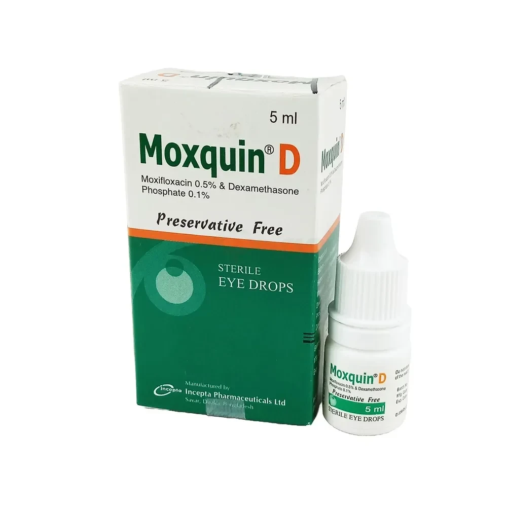 Moxquin D Ophthalmic Solution 0.5%+0.1%