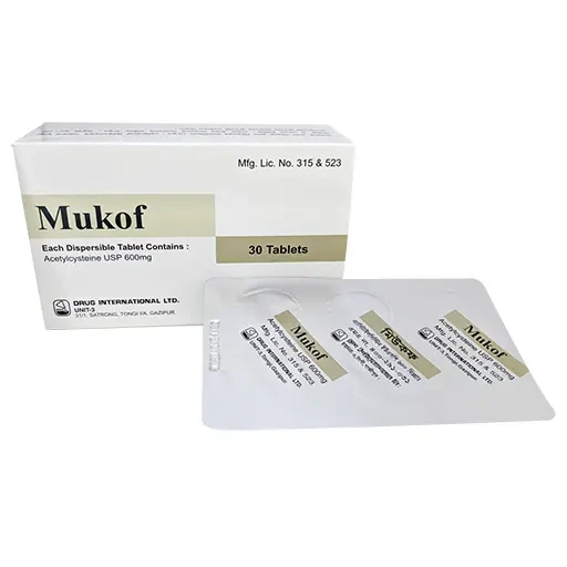 Mukof Dispersible Tablet 600 mg