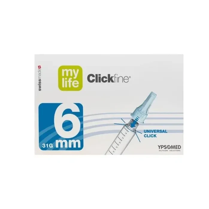 Mylife Clickfine 31G Pen Needle 6 mm