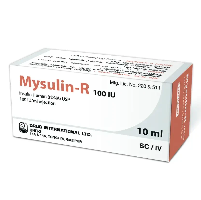 Mysulin R SC Injection 100 IU/ml