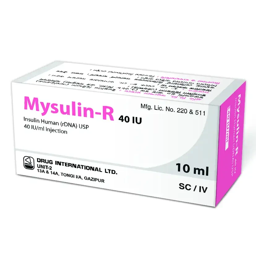 Mysulin R SC Injection 40 IU/ml