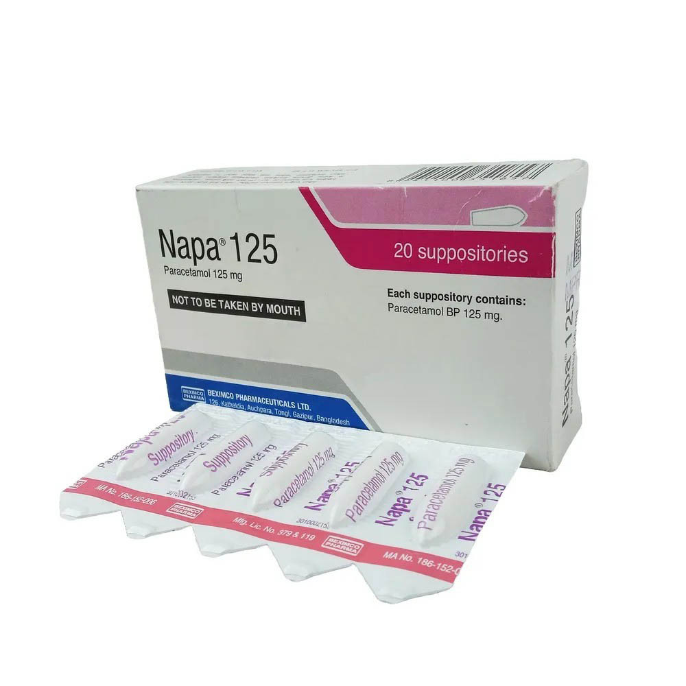 Napa Suppository 125 mg
