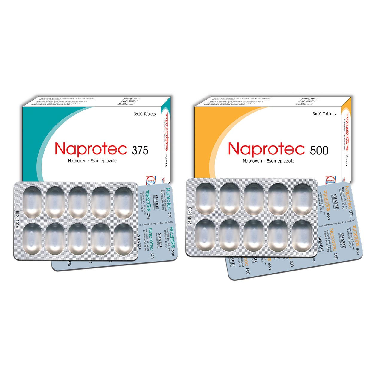 Naprotec Tablet (Delayed Release) 375 mg+20 mg
