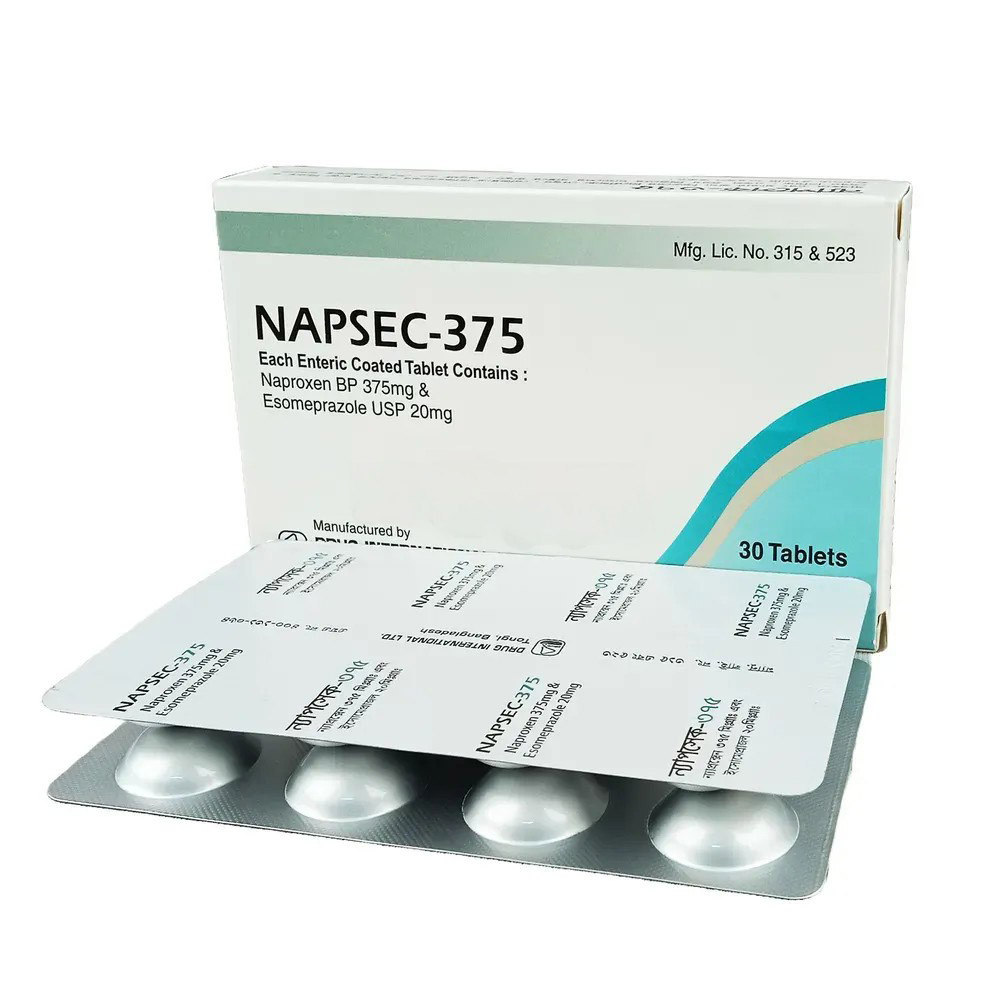 Napsec Tablet (Delayed Release) 375 mg+20 mg