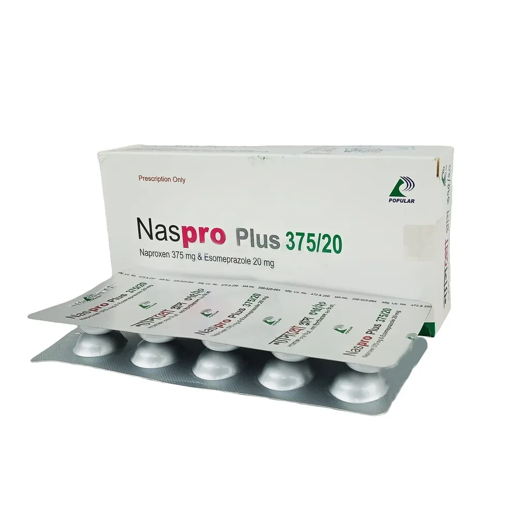 Naspro Plus Tablet (Delayed Release) 375 mg+20 mg