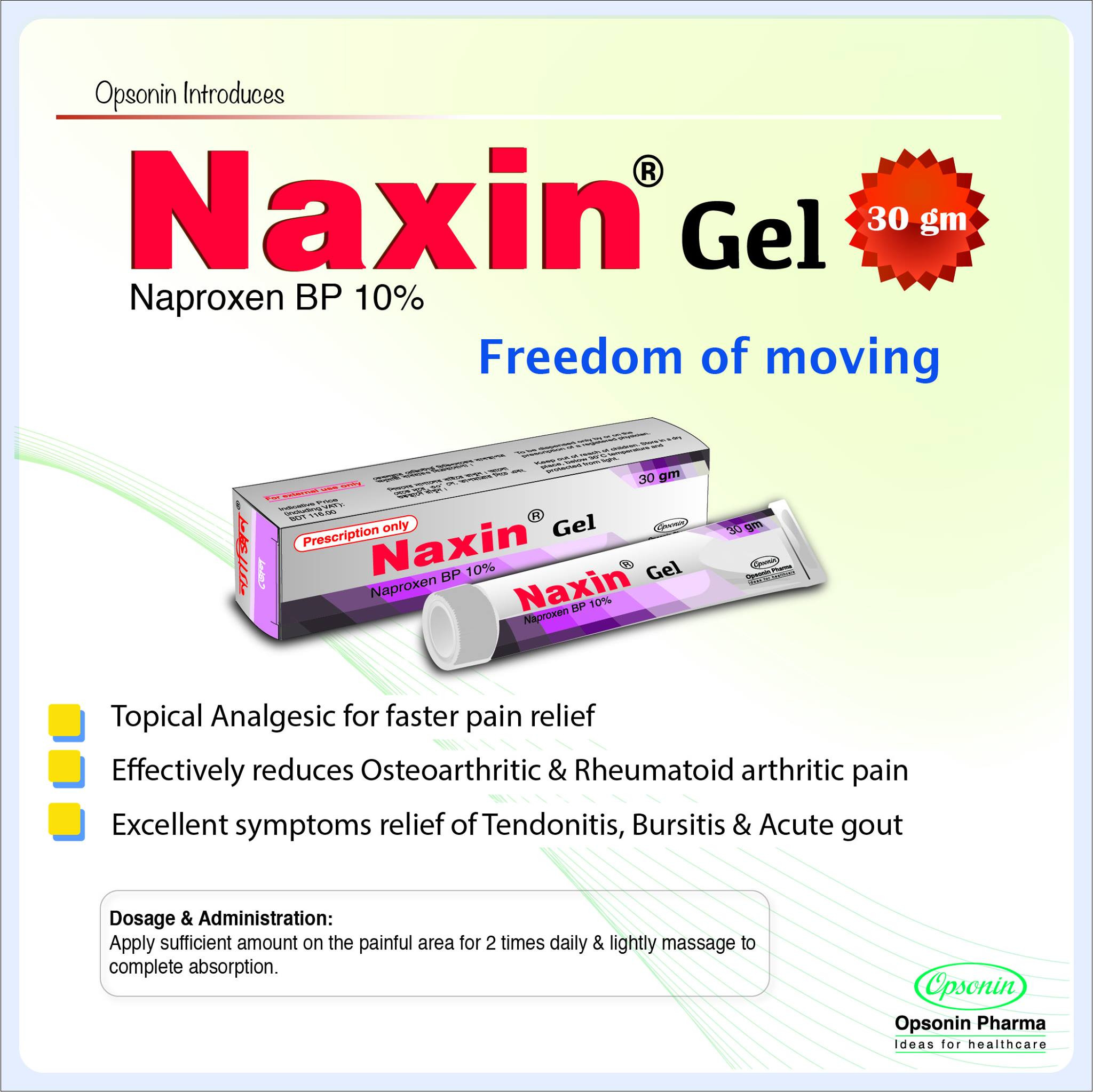 Naxin Gel 10% w/w