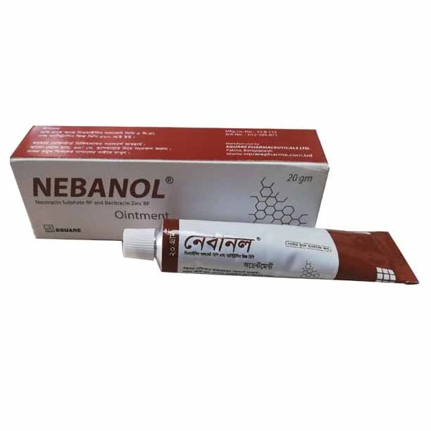 Nebanol Ointment (5 mg+500 IU)/gm