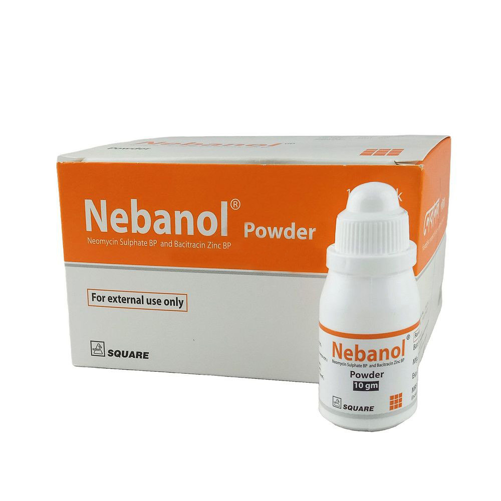 Nebanol Topical Powder (5 mg+250 IU)/gm